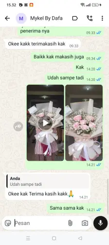 Testimonial Buket Bunga cisungsang